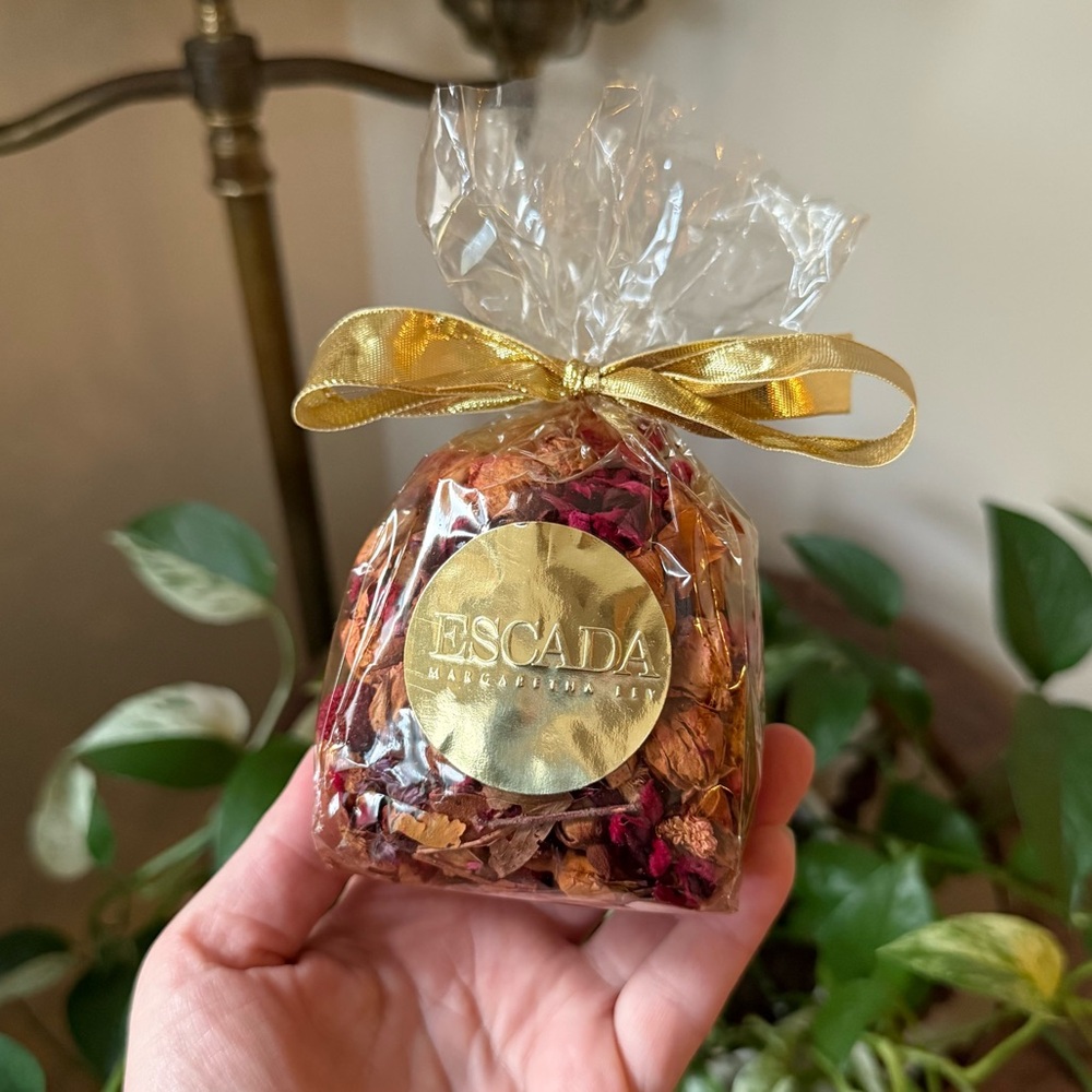Vintage‎ Escada Gold Potpourri Bag